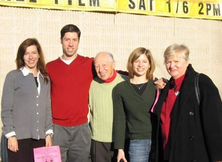 Evelyn Farkas (left) with her parents and siblings
